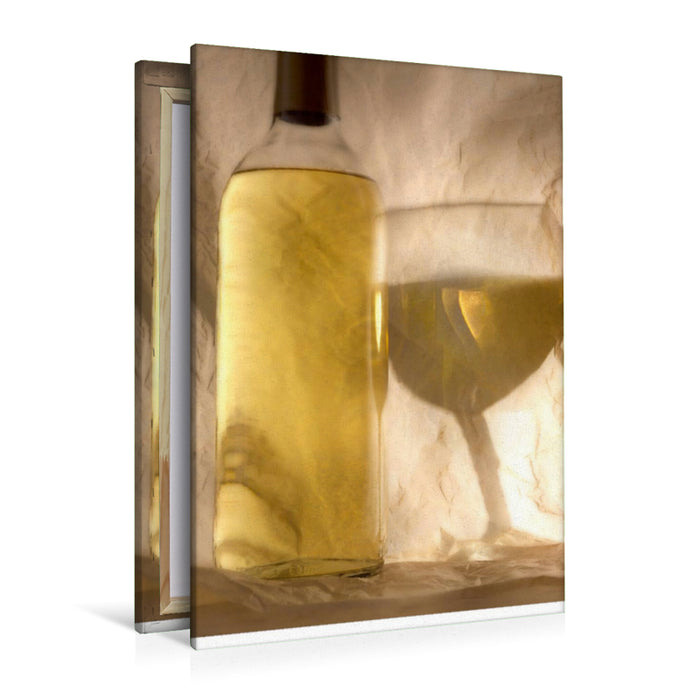 Premium textile canvas Premium textile canvas 80 cm x 120 cm high A motif from the calendar Wine Enjoyment &amp; Style 