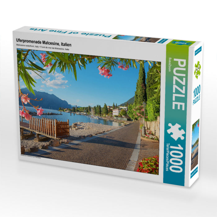 Uferpromenade Malcesine, Italien - CALVENDO Foto-Puzzle - calvendoverlag 29.99