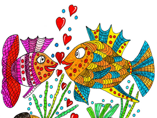 Verliebte Fische - CALVENDO Foto-Puzzle - calvendoverlag 29.99