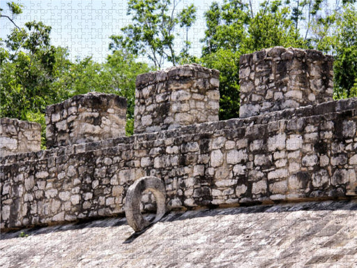Ballspielplatz der Maya in Nahaufnahme - CALVENDO Foto-Puzzle - calvendoverlag 39.99