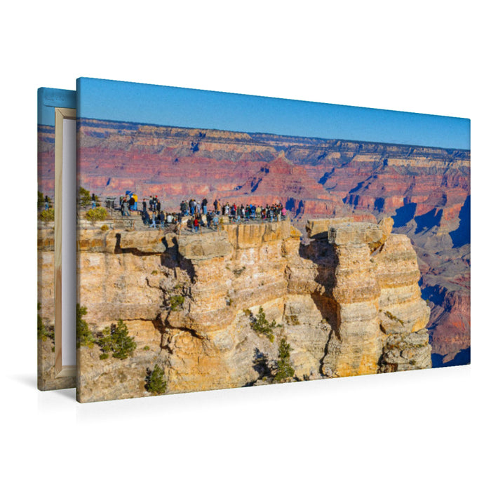 Premium Textil-Leinwand Premium Textil-Leinwand 120 cm x 80 cm quer Mather Point, Grand Canyon