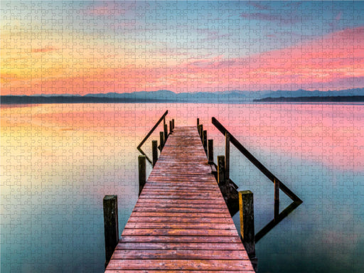 Morgens am Starnberger See - CALVENDO Foto-Puzzle - calvendoverlag 29.99