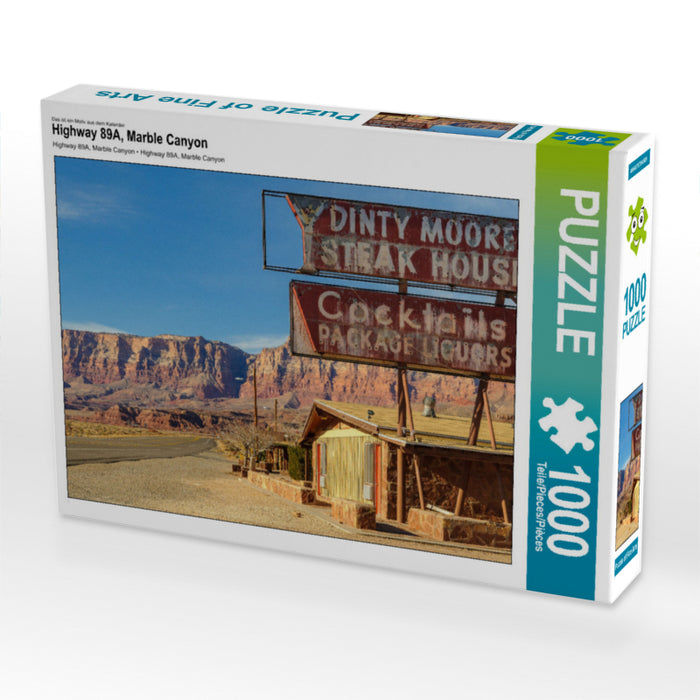 Highway 89A, Marble Canyon - CALVENDO Foto-Puzzle - calvendoverlag 29.99