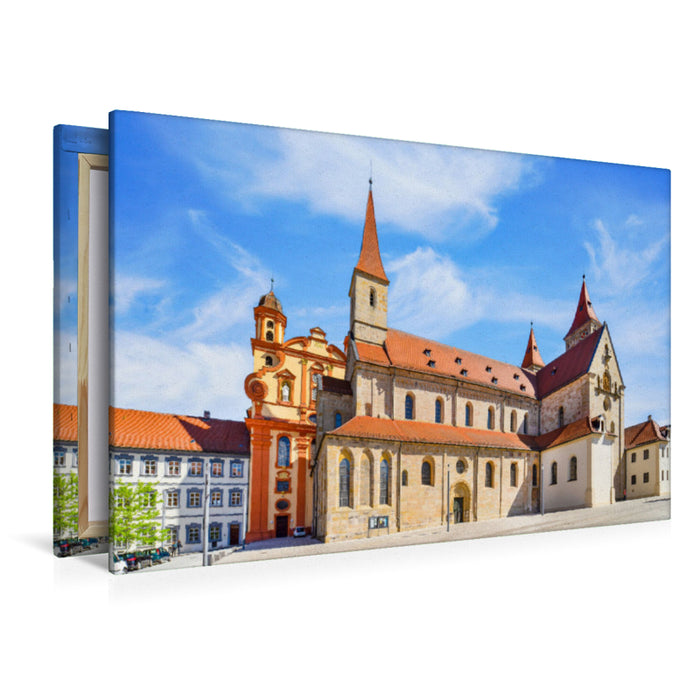 Premium Textil-Leinwand Premium Textil-Leinwand 120 cm x 80 cm quer Ein Motiv aus dem Kalender Ellwangen Impressionen