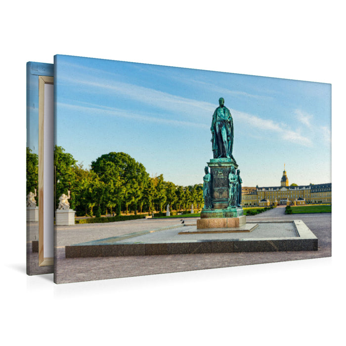 Toile textile haut de gamme Toile textile haut de gamme 120 cm x 80 cm paysage monument Carl Friedrich 