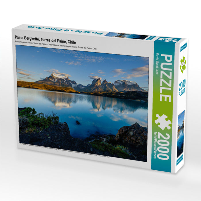 Paine Bergkette, Torres del Paine, Chile - CALVENDO Foto-Puzzle - calvendoverlag 44.99