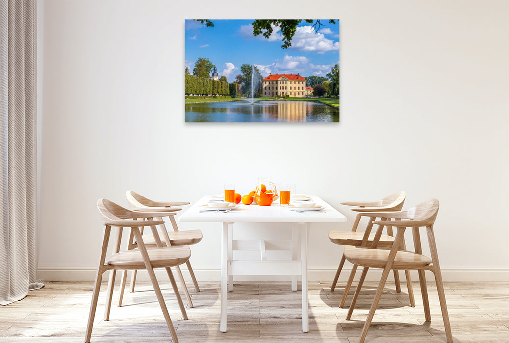 Premium textile canvas Premium textile canvas 120 cm x 80 cm landscape The Palais 