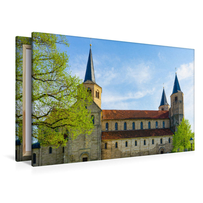 Premium Textil-Leinwand Premium Textil-Leinwand 120 cm x 80 cm quer Ein Motiv aus dem Kalender Hildesheim Impressionen