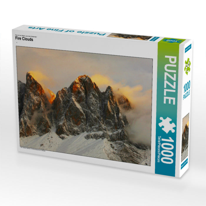 Fire Clouds - CALVENDO Foto-Puzzle - calvendoverlag 29.99