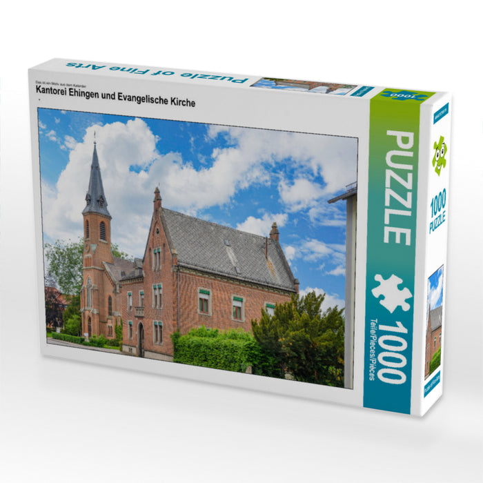 Kantorei Ehingen und Evangelische Kirche - CALVENDO Foto-Puzzle - calvendoverlag 29.99