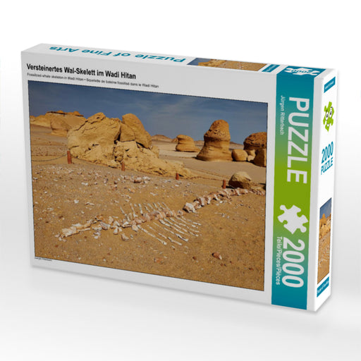 Versteinertes Wal-Skelett im Wadi Hitan - CALVENDO Foto-Puzzle - calvendoverlag 29.99