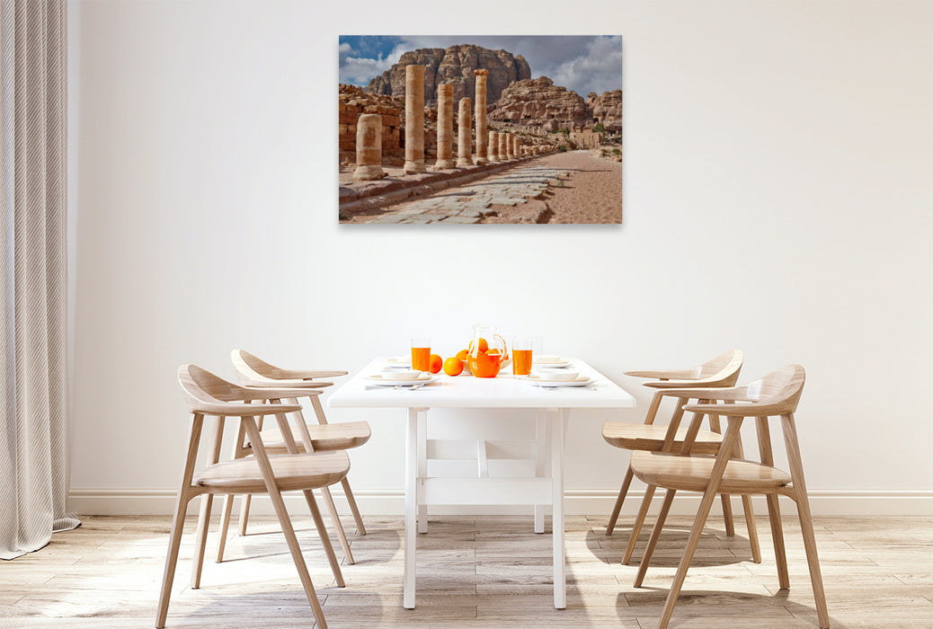 Premium textile canvas Premium textile canvas 120 cm x 80 cm across Colonnade Street Cardo Maximus 