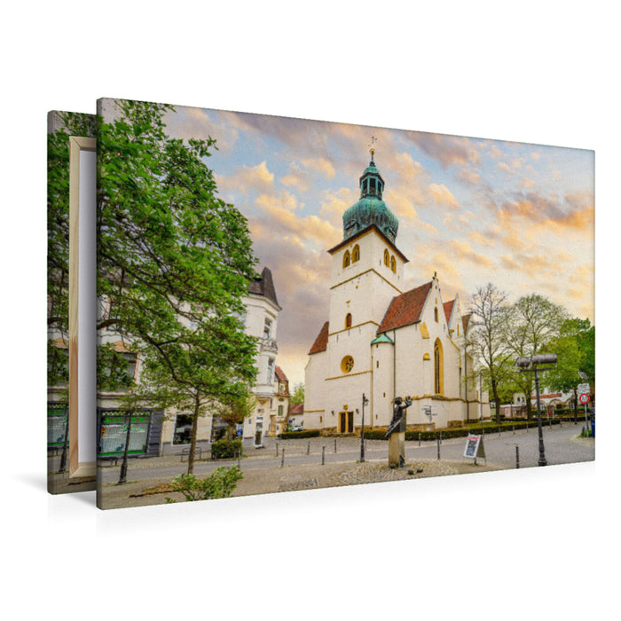 Premium Textil-Leinwand Premium Textil-Leinwand 120 cm x 80 cm quer Die Jakobikirche