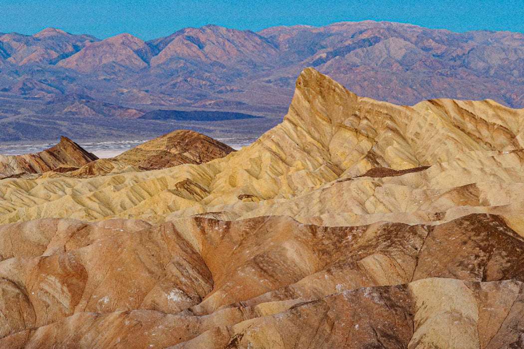 Premium textile canvas Premium textile canvas 120 cm x 80 cm landscape Morning mood at Zabriskie Point 