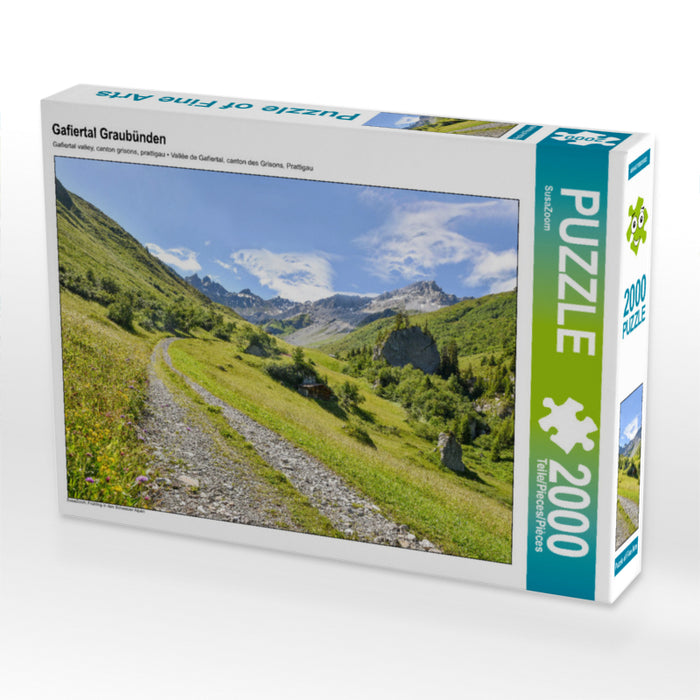 Gafiertal Graubünden - CALVENDO Foto-Puzzle - calvendoverlag 39.99