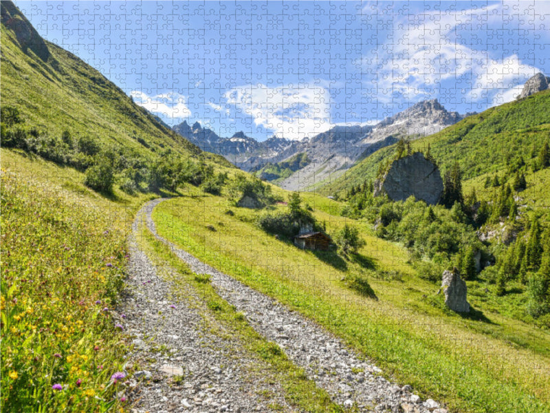 Gafiertal Graubünden - CALVENDO Foto-Puzzle - calvendoverlag 39.99