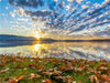 Herbstleuchten am Seeufer - CALVENDO Foto-Puzzle - calvendoverlag 29.99