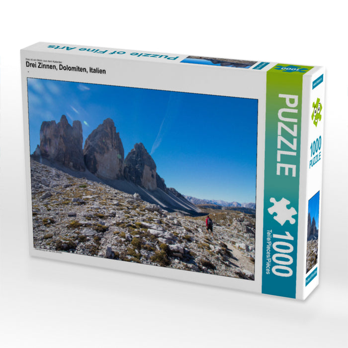 Drei Zinnen, Dolomiten, Italien - CALVENDO Foto-Puzzle - calvendoverlag 29.99