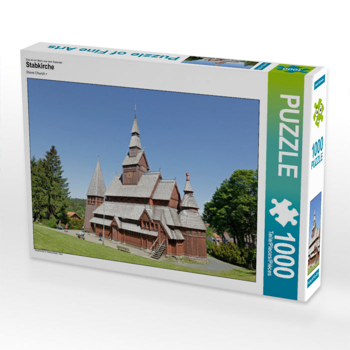 Stabkirche - CALVENDO Foto-Puzzle - calvendoverlag 29.99
