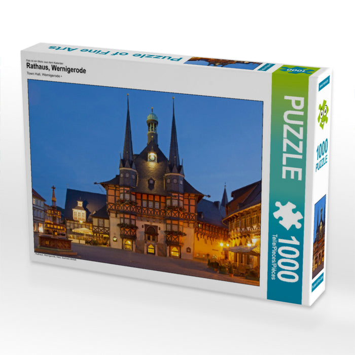 Rathaus, Wernigerode - CALVENDO Foto-Puzzle - calvendoverlag 29.99
