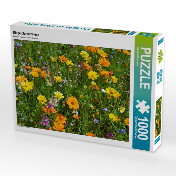 Ringelblumenwiese - CALVENDO Foto-Puzzle - calvendoverlag 29.99