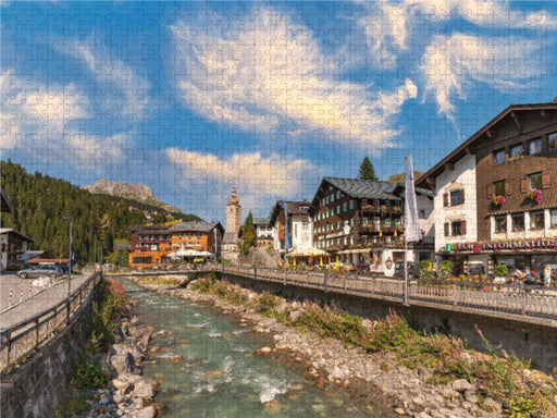 Lech ein Vorarlberger Walserdorf mit ca. 1600 Einwohnern. - CALVENDO Foto-Puzzle - calvendoverlag 29.99