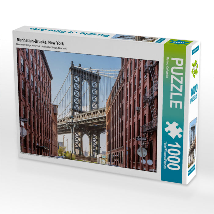 Manhattan-Brücke, New York - CALVENDO Foto-Puzzle - calvendoverlag 29.99