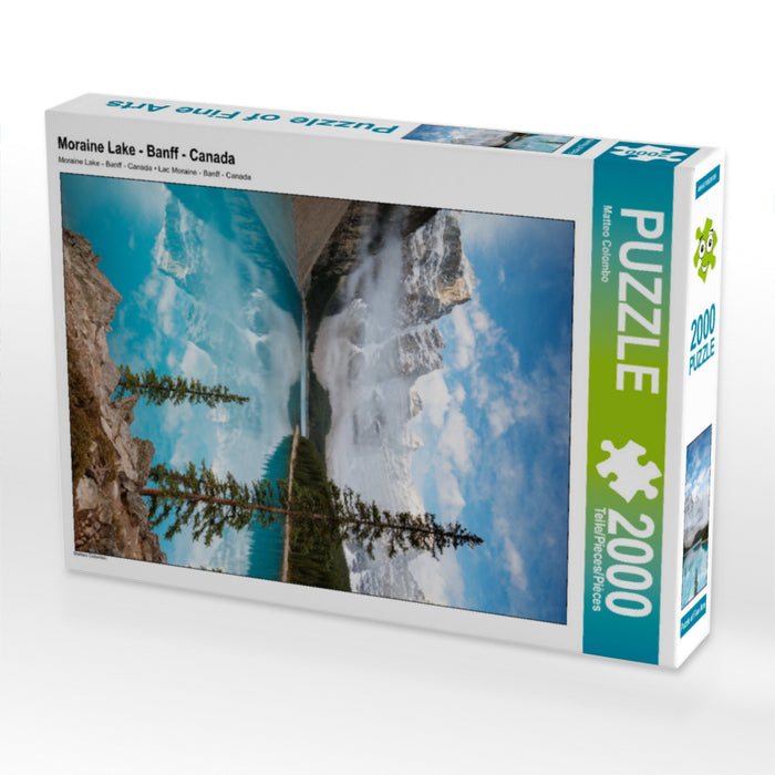 Moraine Lake - Banff - Canada - CALVENDO Foto-Puzzle - calvendoverlag 29.99