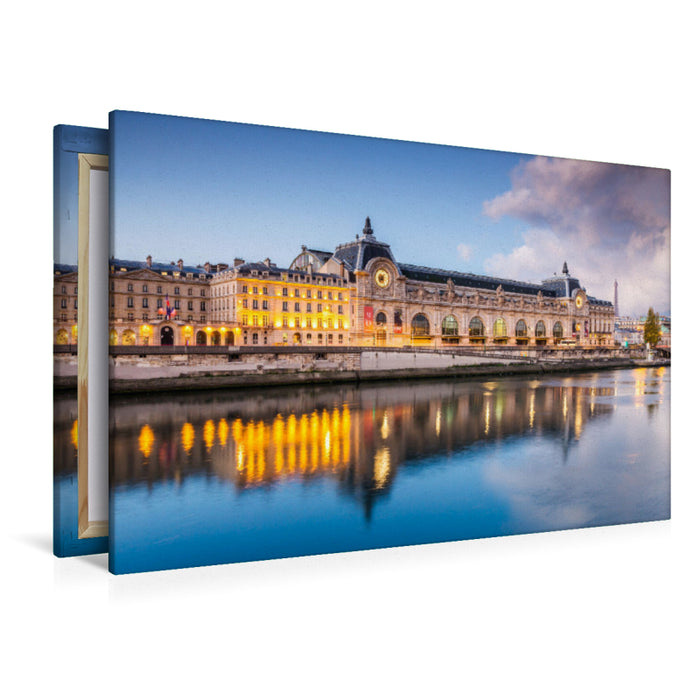 Premium textile canvas Premium textile canvas 120 cm x 80 cm landscape Musee d'Orsay 