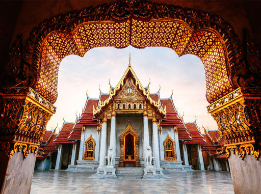 Wat Benchamabophit - Bangkok - Thailand - CALVENDO Foto-Puzzle - calvendoverlag 29.99