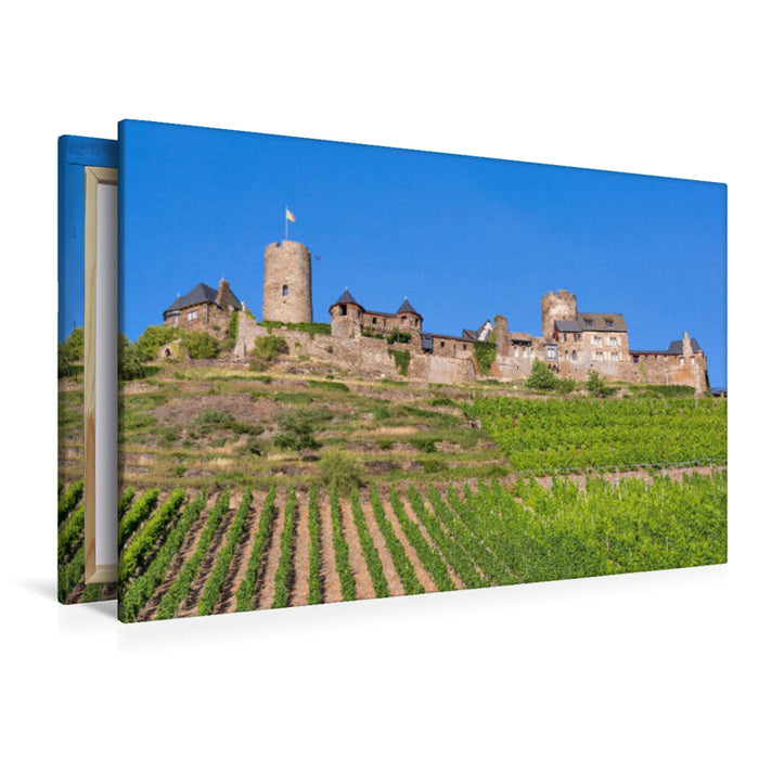 Toile textile premium Toile textile premium 120 cm x 80 cm paysage Château de Thurant 