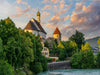 Blick zum Franziskanerkloster - CALVENDO Foto-Puzzle - calvendoverlag 29.99