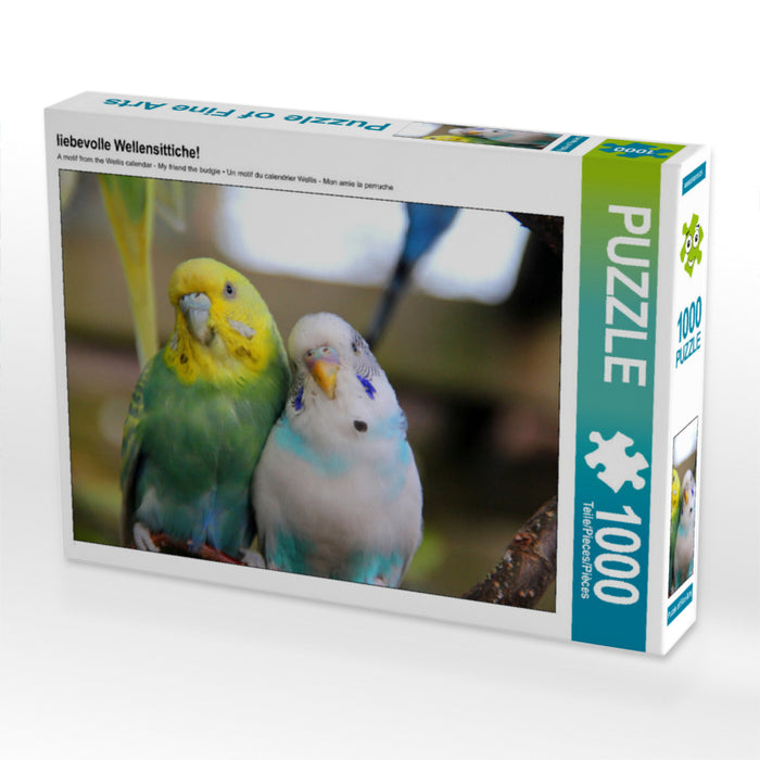 loving budgies! - CALVENDO photo puzzle 