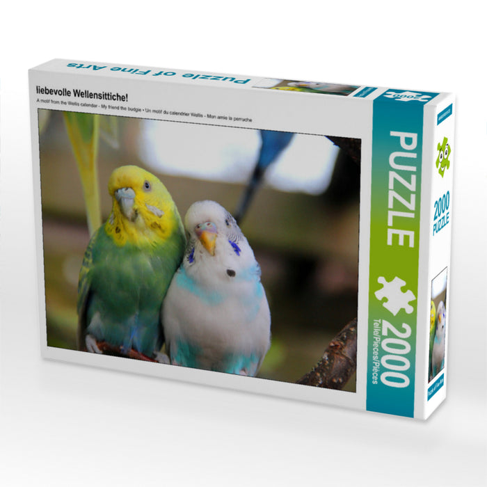 loving budgies! - CALVENDO photo puzzle 