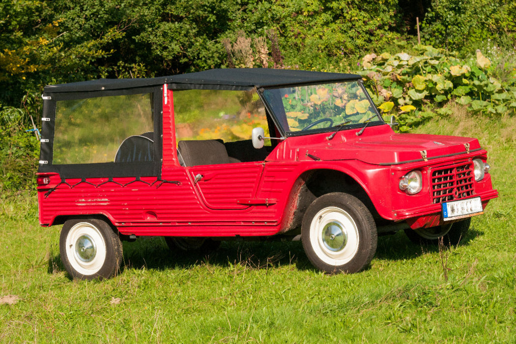 Premium textile canvas Premium textile canvas 120 cm x 80 cm landscape Citroen Mehari 