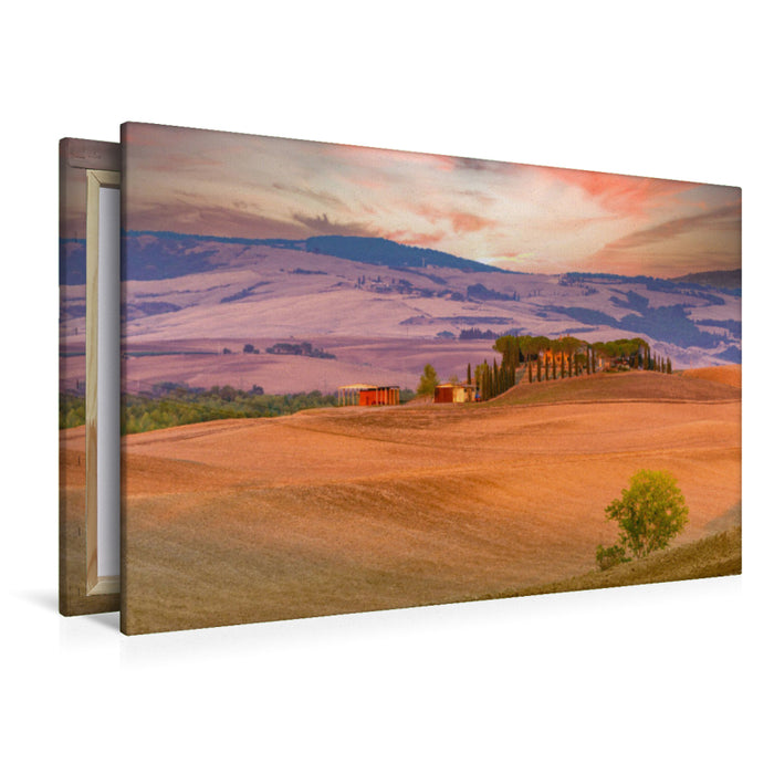 Premium textile canvas Premium textile canvas 120 cm x 80 cm across A motif from the Tuscany calendar - moods 