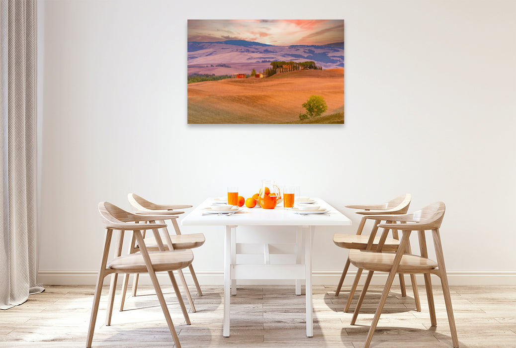 Premium textile canvas Premium textile canvas 120 cm x 80 cm across A motif from the Tuscany calendar - moods 