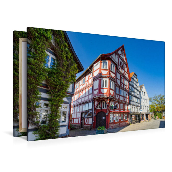 Premium textile canvas Premium textile canvas 120 cm x 80 cm across A motif from the Schwalmstadt Impressions calendar 