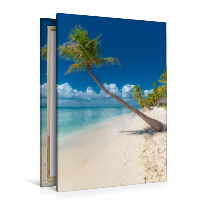 Premium textile canvas Premium textile canvas 80 cm x 120 cm high Isla Saona 