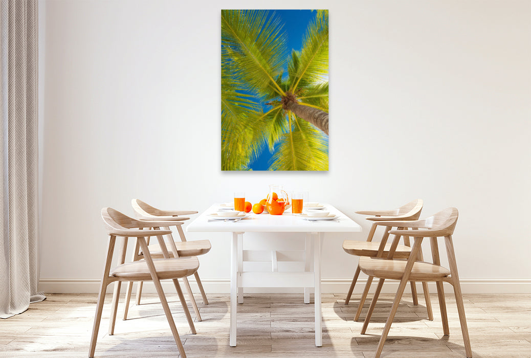 Premium textile canvas Premium textile canvas 80 cm x 120 cm high Isla Saona 