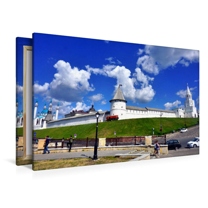 Premium textile canvas Premium textile canvas 120 cm x 80 cm across A motif from the calendar Kazan Kaleidoscope - Tatarstan's magnificent capital 