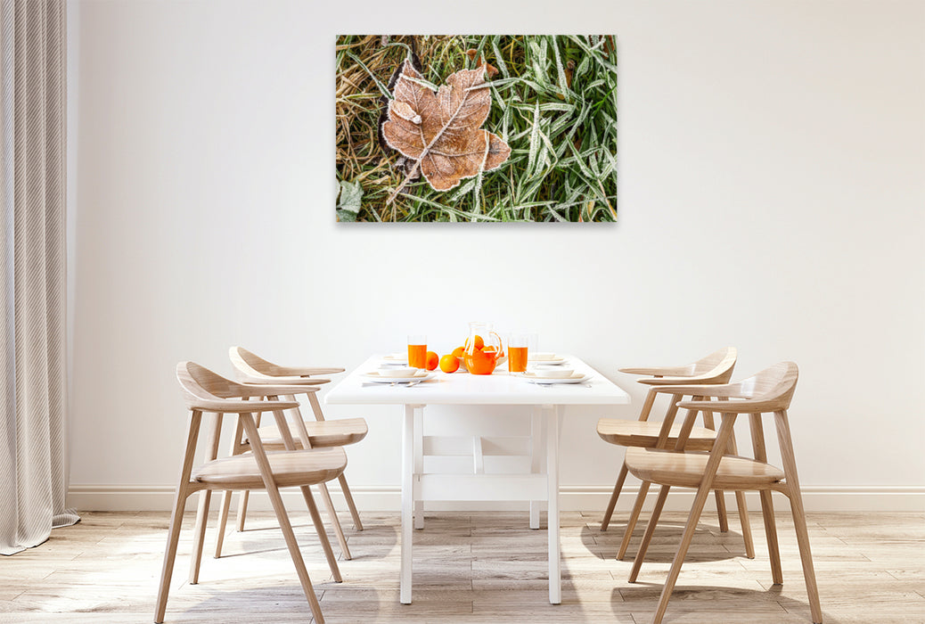 Premium textile canvas Premium textile canvas 120 cm x 80 cm landscape On the meadow 