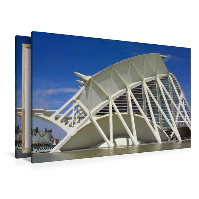 Premium textile canvas Premium textile canvas 120 cm x 80 cm landscape Modern architecture - Oceanografhic 