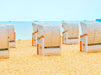 Weiße  Strandkörbe - CALVENDO Foto-Puzzle - calvendoverlag 39.99