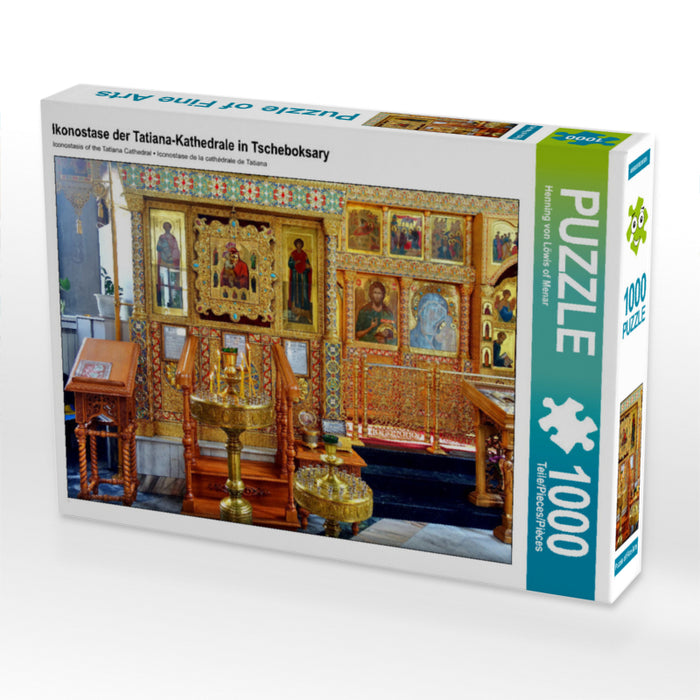 Ikonostase der Tatiana-Kathedrale in Tscheboksary - CALVENDO Foto-Puzzle - calvendoverlag 29.99