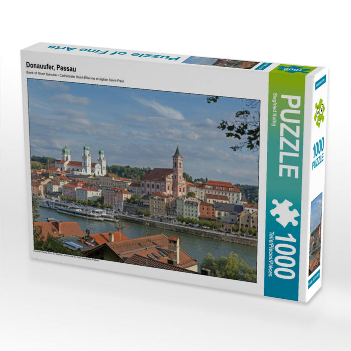 Donauufer, Passau - CALVENDO Foto-Puzzle - calvendoverlag 29.99