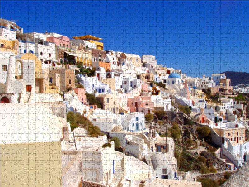 Die griechische Kykladeninsel Santorini - CALVENDO Foto-Puzzle - calvendoverlag 29.99