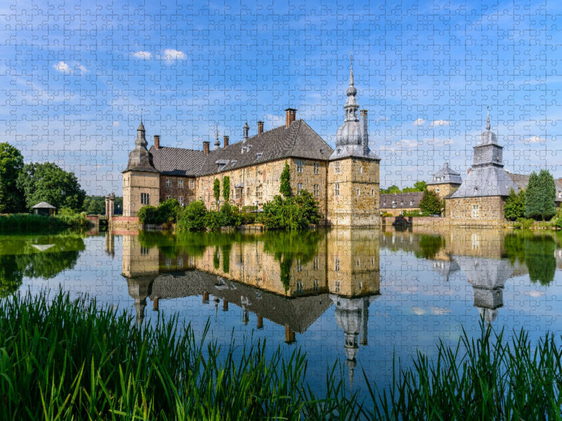 Wasserschloss Lembeck, Recklinghausen - CALVENDO Foto-Puzzle'