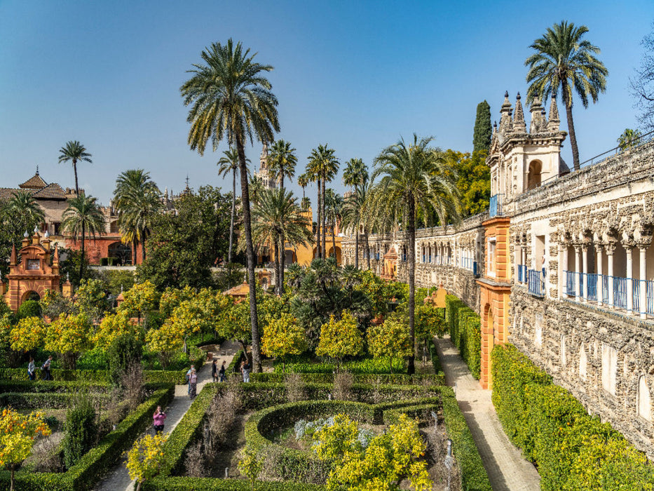 Gärten des Alcazar Palast - CALVENDO Foto-Puzzle - calvendoverlag 29.99