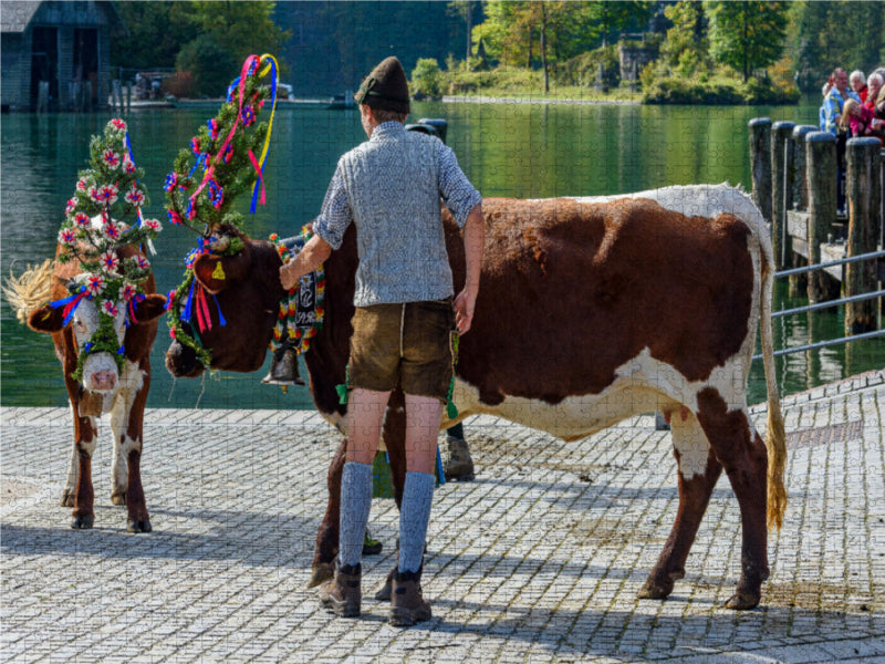 Servus am Königssee - Zu Besuch am bekanntesten Gebirgssee Bayerns - CALVENDO Foto-Puzzle - calvendoverlag 29.99